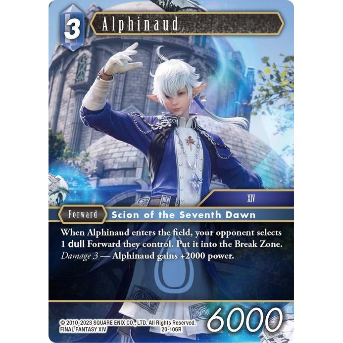 Final Fantasy TCG Alphinaud 20-106 R