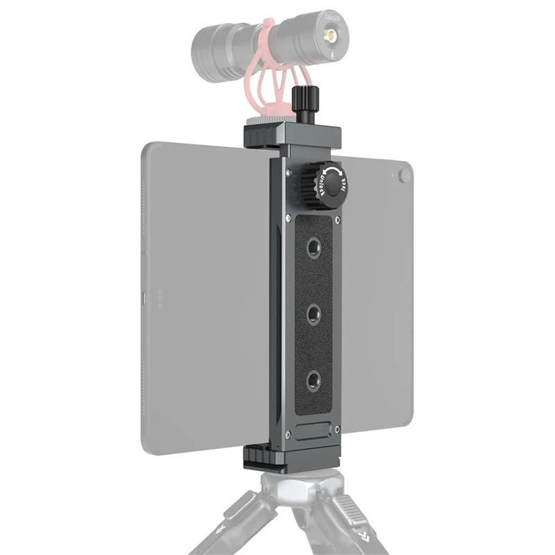 

2024 Upgrade Tablet Holder Clamp Clip for iPad pro air mini 2 3 4 Universal Clip Tripod Mount for iPhone 4.7"-12.9" Most Tablet