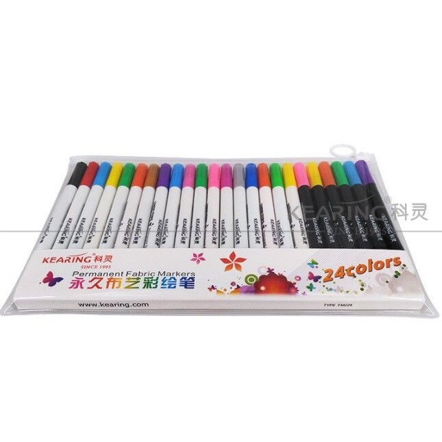 

1pcs 20 Colors Fabric and T-Shirt Liner Marker Pens Textile Paint Cloth Pigment DIY Painting Supplies (Only 1pcs ,not 20pcs )