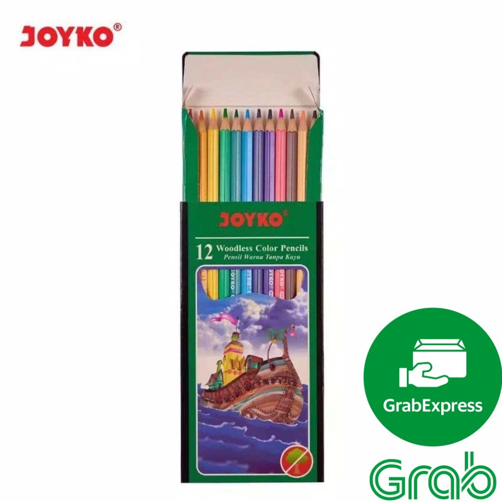 

Pensil Warna Dapat Dihapus 12 Warna merek Merk Joyko CP-109 murah