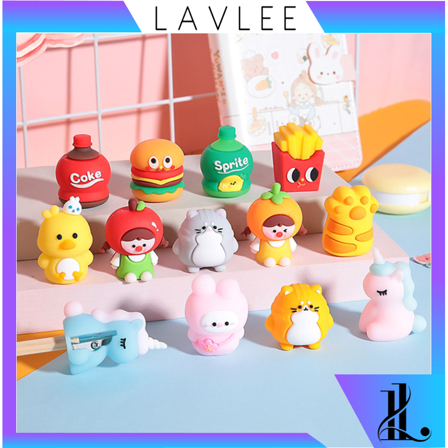 

Lavlee - S6313 Peraut Pensil Motif Karakter / Mini Sharpener Karakter 3D / Mini Serutan Pensil Lucu / Rautan Pensil Karakter Lucu