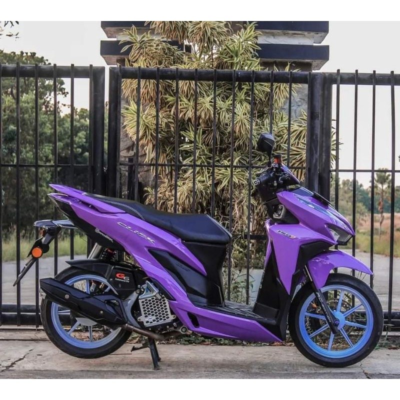 Sticker Skotlet Motor Warna Ungu Lilac Ungu Taro Scotlite Ungu Taro Lilac Sekotlet Warna Ungu