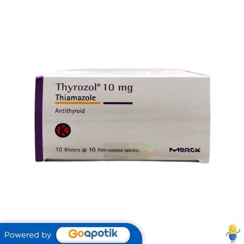 Thyrozol 10 Mg Box 100 Tablet / Hipertiroid