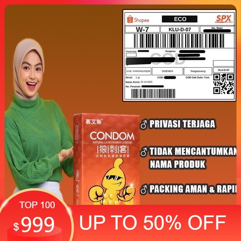 Promo Sepesial~ Ada Promo Terlaris ~ Aksesoris Silicon Kondom bergrigi Kondom sutra bergerigi Kondom