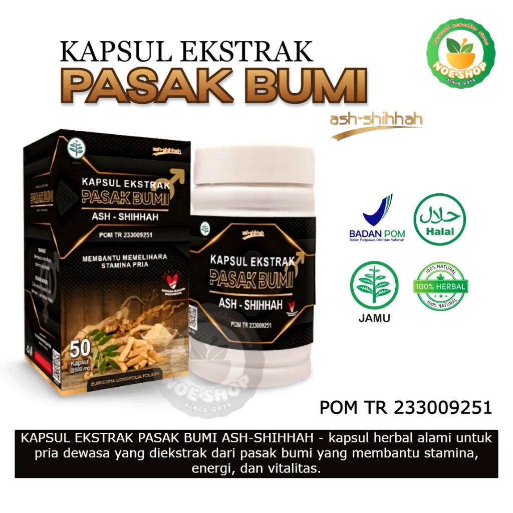 INBUY - Ekstrak Pasak Bumi Ash-Shihhah Pasak Bumi 50 Kapsul