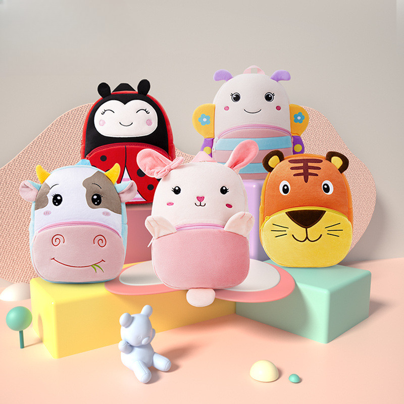 

Kindergarten Plush Cartoon Children Backpack Toddler Backpack Cute Backpack School Bag for Girl Kid Bag Mochila Infantil Menina