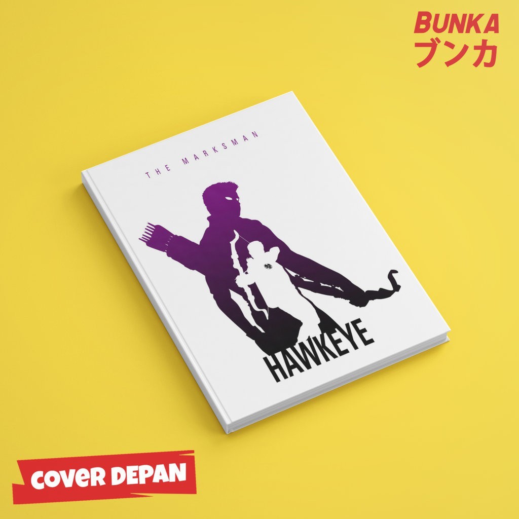 

Notebook Marvel Character Hawk Eye Hardcover A5 Buku Tulis Catatan Note Agenda Planner Jurnal