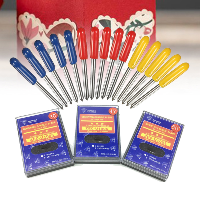 

5pcs/set Mata Pisau Cutting Sticker Untuk Roland Jinka Teneth Rhinotec Redsail Copam Harizo 30/45/60