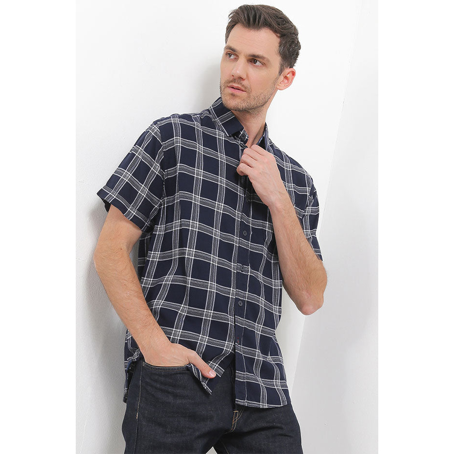 Cardinal Kemeja Lengan Pendek Pria C2668P02H