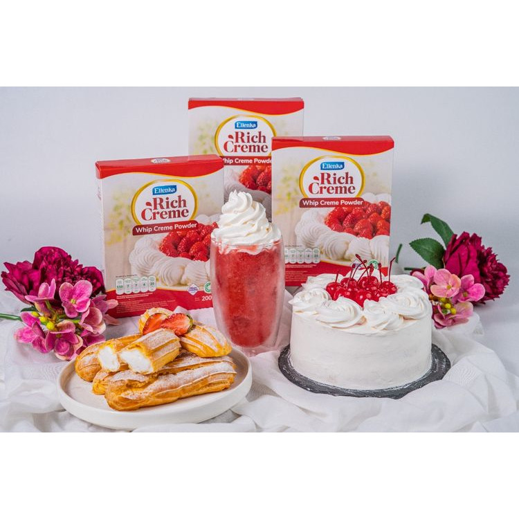 

pekanbaru / NEW Rich Creme Ellenka Whipping Creme Powder 200 gr/400GR