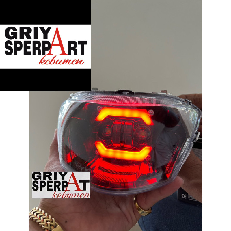 LAMPU DEPAN  LED HONDA MIO J