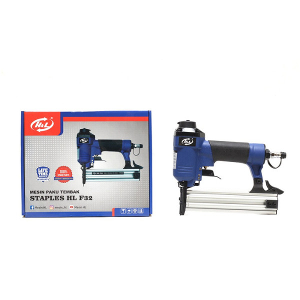 

Air Nailer F32 H&L / Mesin Paku Tembak Staples F32 / Mesin Paku Tembak Angin