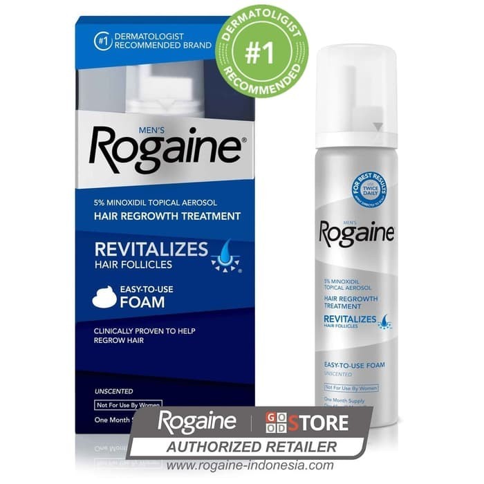 ROGAINE Men Foam - 5% Minoxidil