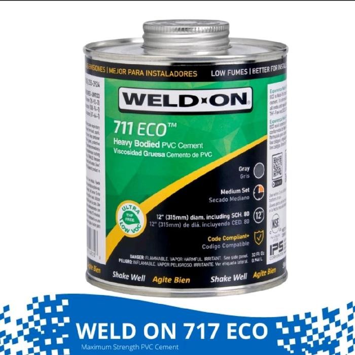 

NB91 Lem Pipa uPVC Weld On 717 Solvent Cement IPS 717 Weld On 0,473L PVC