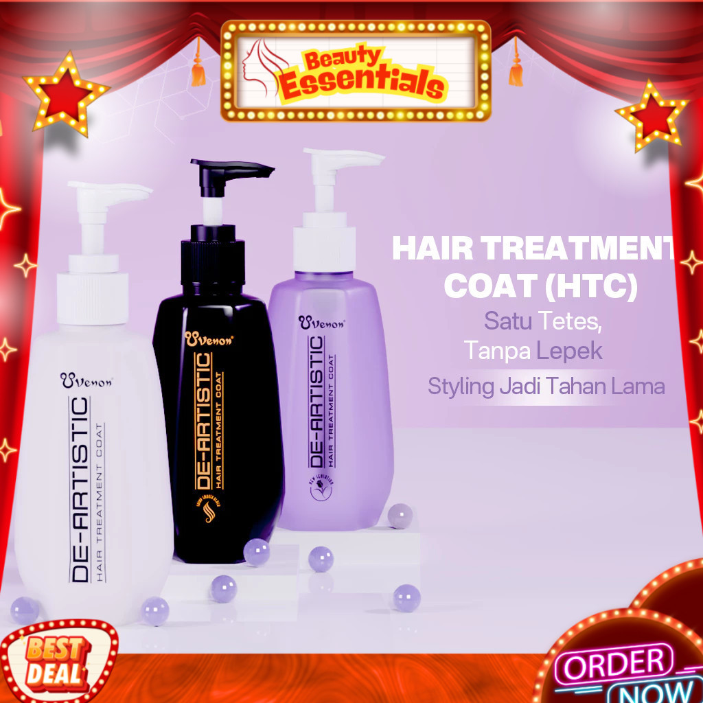 VENON Hair Serum Treatment Coat Series 160ml Vitamin Rambut / Serum Rambut minyak rambut coat red