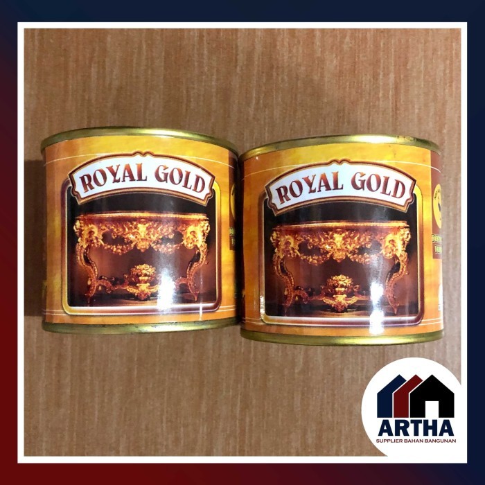 Cat Kayu dan Besi Emas / Neo Alkycoat Royal Gold / Cat Emas 200 Ml