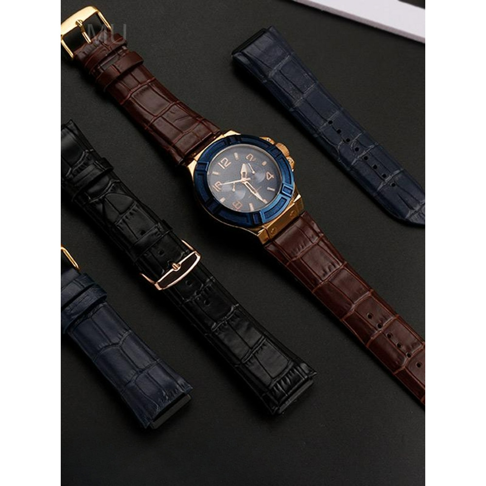 For Guess Genuine Leather Strap for Men's W0040G3/0247G3/0040G7 Premium Waterproof Cowhide Watch Str