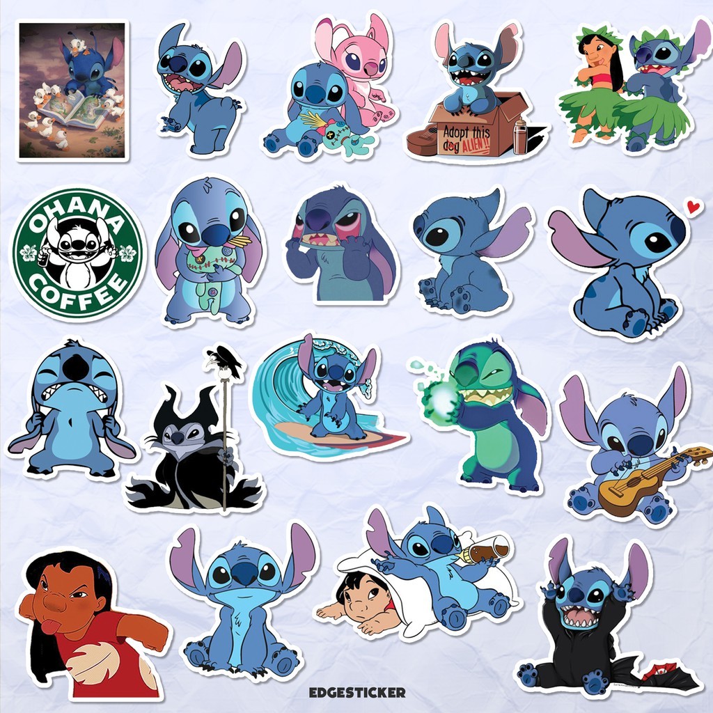

Stiker Lilo and Stitch Sticker Tumblr Aesthetic Laptop