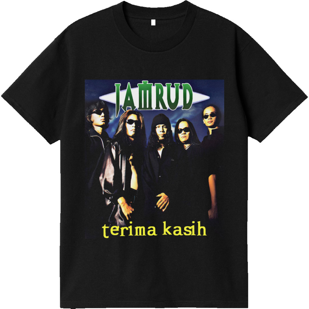 Kaos Musik Rock Legend Baju Band Jamrud T-Shirt Kaos Distro Lengan Pendek