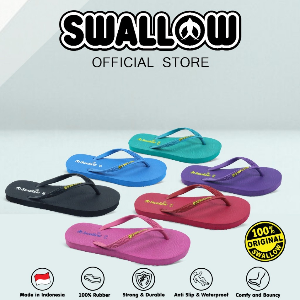 Swallow Sandal Jepit Nice - Sandal Jepit Karet Wanita Dewasa Anti Slip