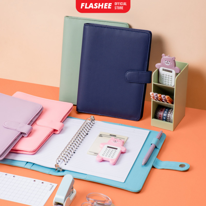 

Binder Kulit A5 20 Ring Binder Polos Eksklusif Notes Agenda Aesthetic Buku Tulis Perusahaan