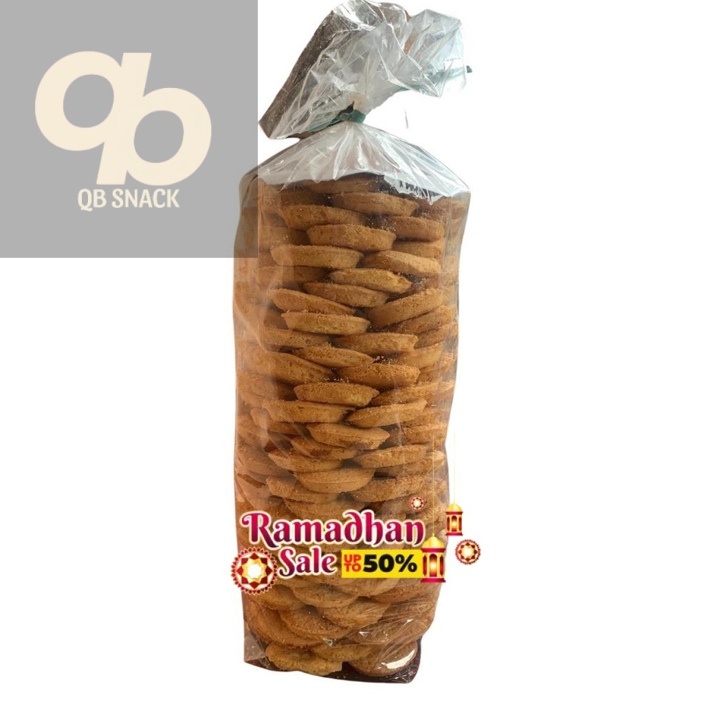 

QB - BOLU PIE SUSU KERING 1 kg KERING MANIS Food