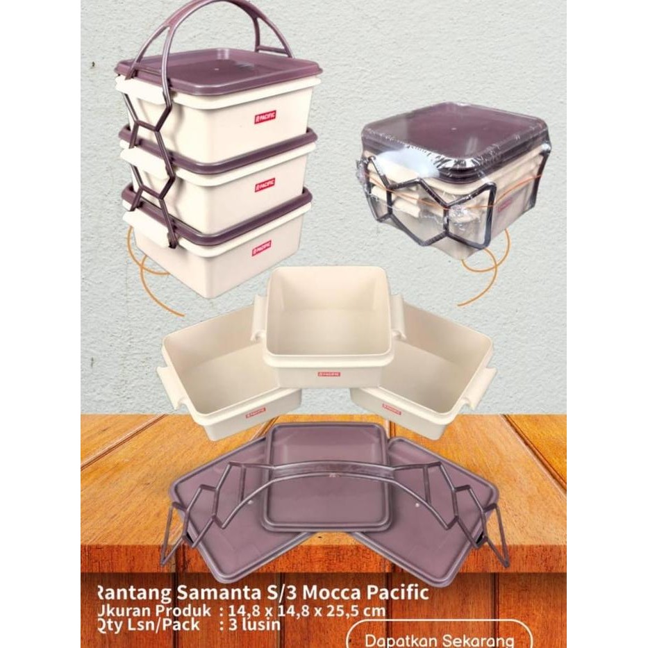 RANTANG SAMANTA SUSUN3 /RANTANG SUSUN3 SAMANTHA/RANTANG HAJATAN SUSUN3 MOCCA - PROMO