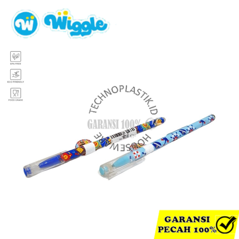

WIGGLE Bollpoint Pulpen Pena Erasable 2 Varian Motif