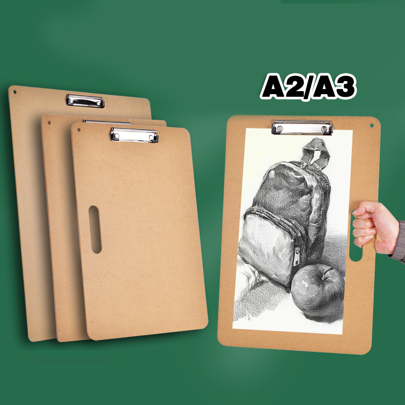 

A2/A3 Sketch Board Wooden Painting Sketchboard Papan Gambar Kayu Art Supplies 46cm/63cm