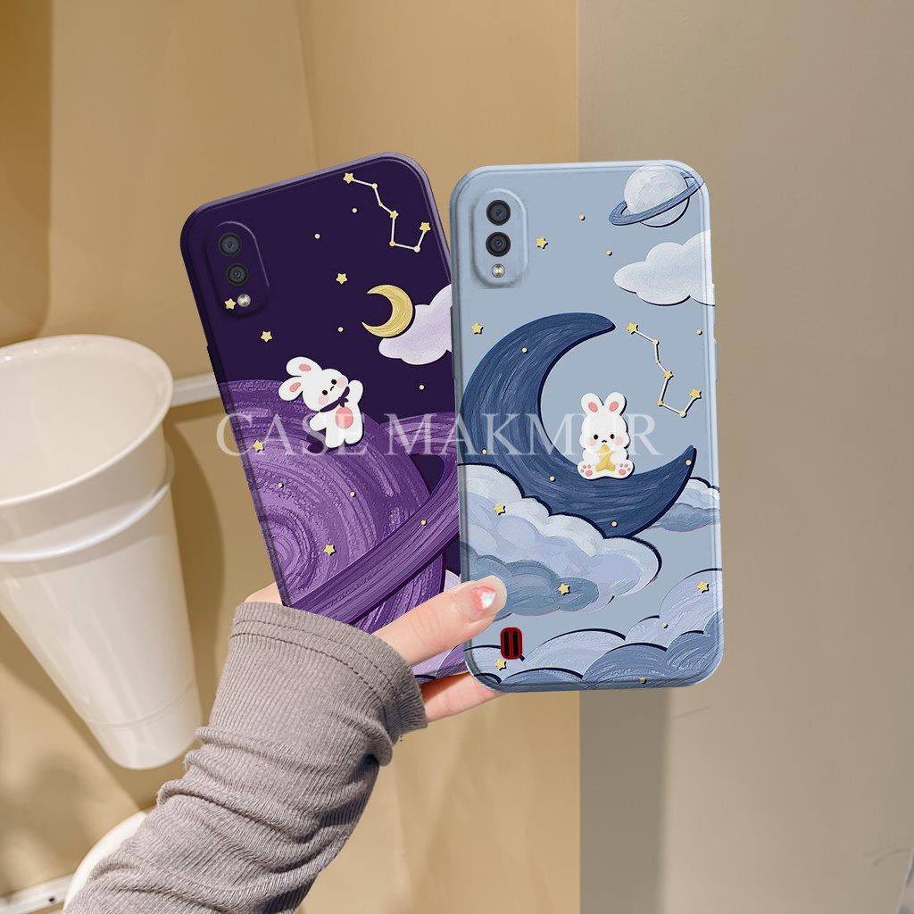 Soft Case Motif Untuk Samsung A01 / A01 CORE Karakter Kelinc1 Casing Bumper Pelindung Hp