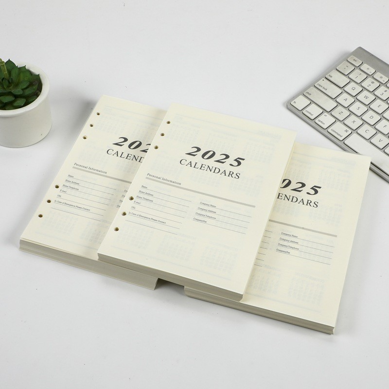 

2025 A5 Agenda Daily Plannerr English Planner English Notebook Daily To Do List Loose-leaf Stationary