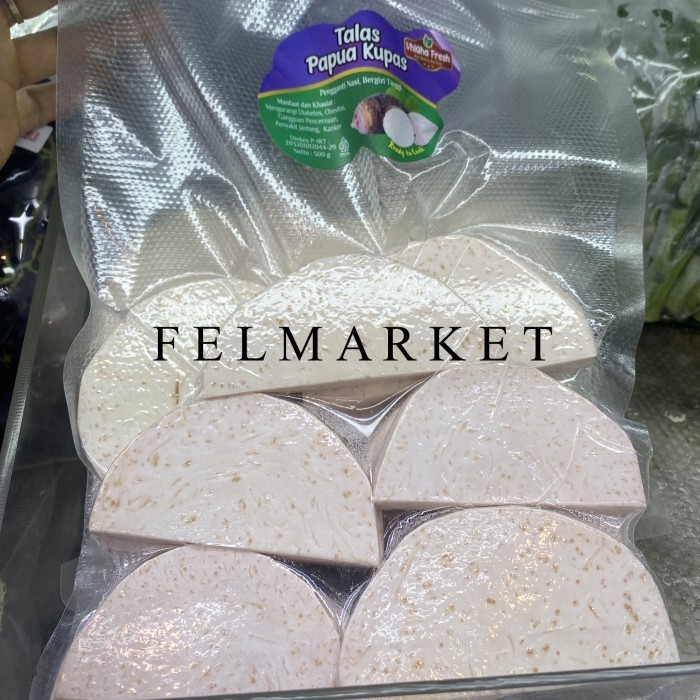 

Talas Papua Kupas Fresh Vacum / Talas Papua Kupas / 500 grm