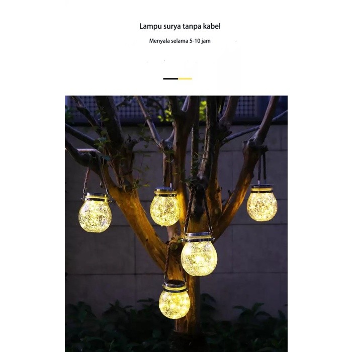 Lampu Hias / Lampu Natal / Lampu Gantung / Solar Surya / Lampu Pohon