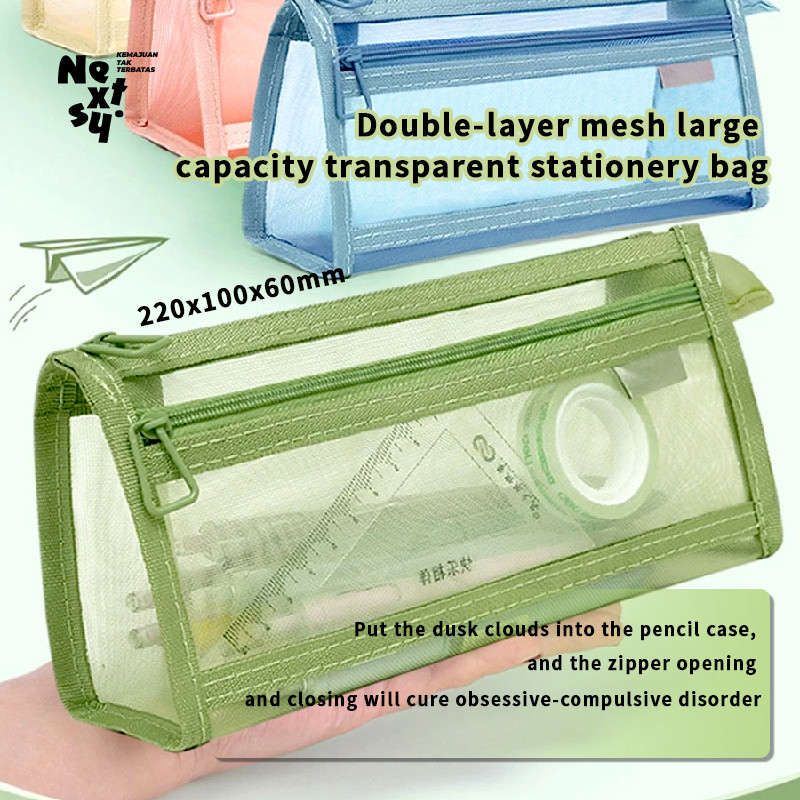 

[READY] Nextsy Tempat Pensil Transparan Besar Berkualitas Tinggi