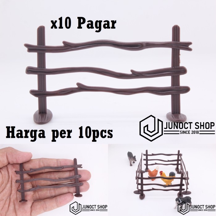 Maket Pagar Fence Model Kayu peternakan kebun halaman Model-D Diorama Miniatur Mainan Skala 1:12