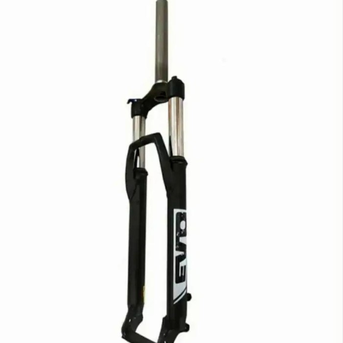 Fork Garpu Evo Sepeda MTB 26Inch Travel 120 Lockout Diskbrake OS-Hitam