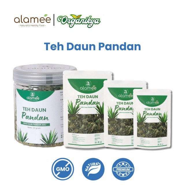 

Teh Daun Pandan Kering Leaf Tea Organik Alami Minuman Herbal Siap Minum Seduh organikya