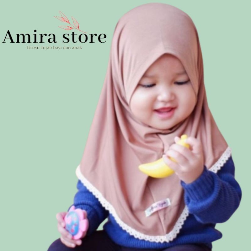 Kerudung anak bayi 0 6 bulan 1 up 2 tahun ANISA RENDA hijab bayi jilbab anak bayi jilbab bayi peremp