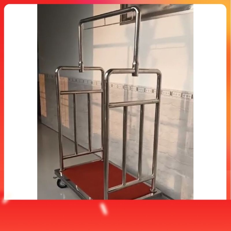 Trolley hotel stainlees UK 65x100x180 / trolley barang