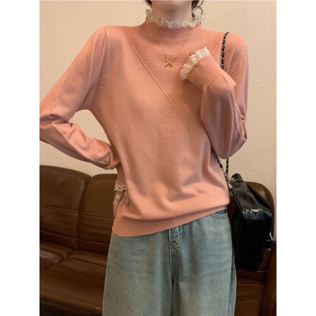 yunajun89 - Ready blouse Renda knit premium atasan rajut import Renda CJ design