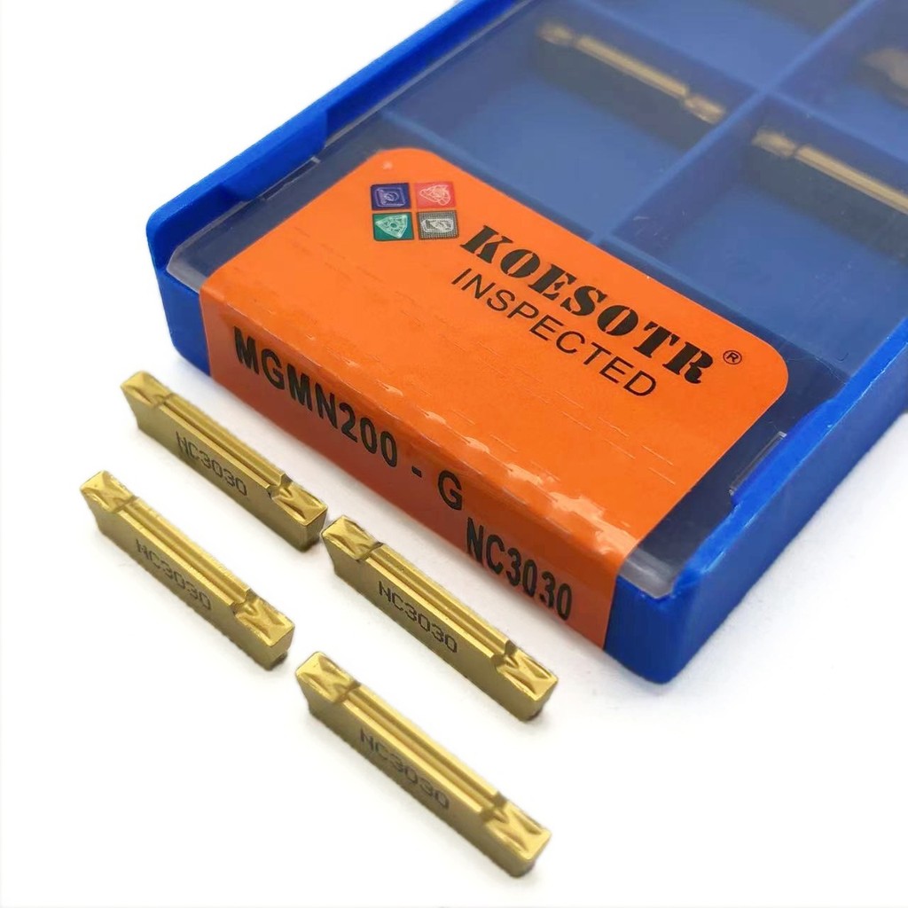 Cutter Carbide Inserts MGMN200 G NC3020 NC3030 PC9030 Hard Alloy Blade Tool MGMN 200 NC3020 NC3030 C