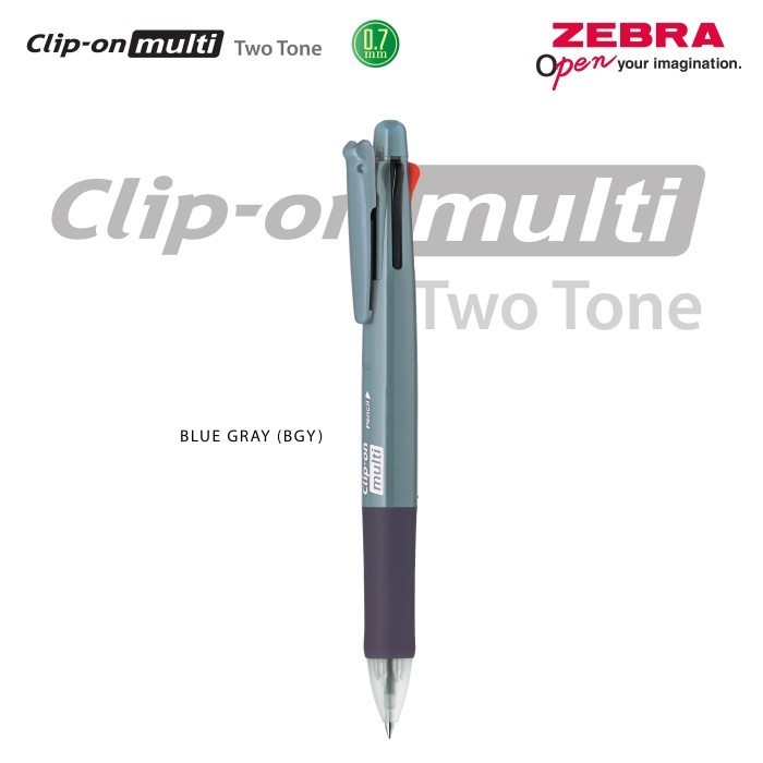 

Zebra pulpen Multifunction clip-on multi two tone series - VERMILION