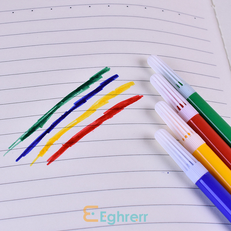 

Eeghrerr 6PCS Pensil Cat Air Mini Lukisan Doodle Seni Pensil Cat Air Alat Tulis Siswa