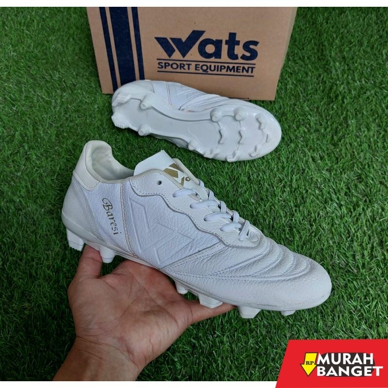 Sepatu specs keren- sepatu bola kulit WATS Baresi original free tas & deker original WATS