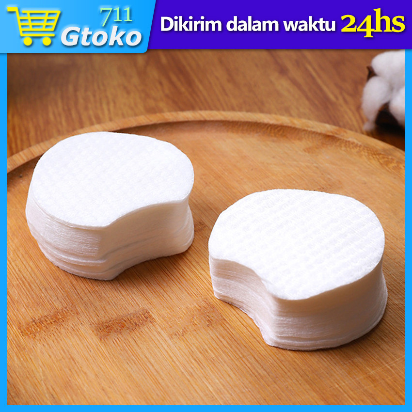 1200Pcs Kapas Wajah Tipis Bulat Pembersih Kosmetik Make Up Facial Cotton Clean Pads
