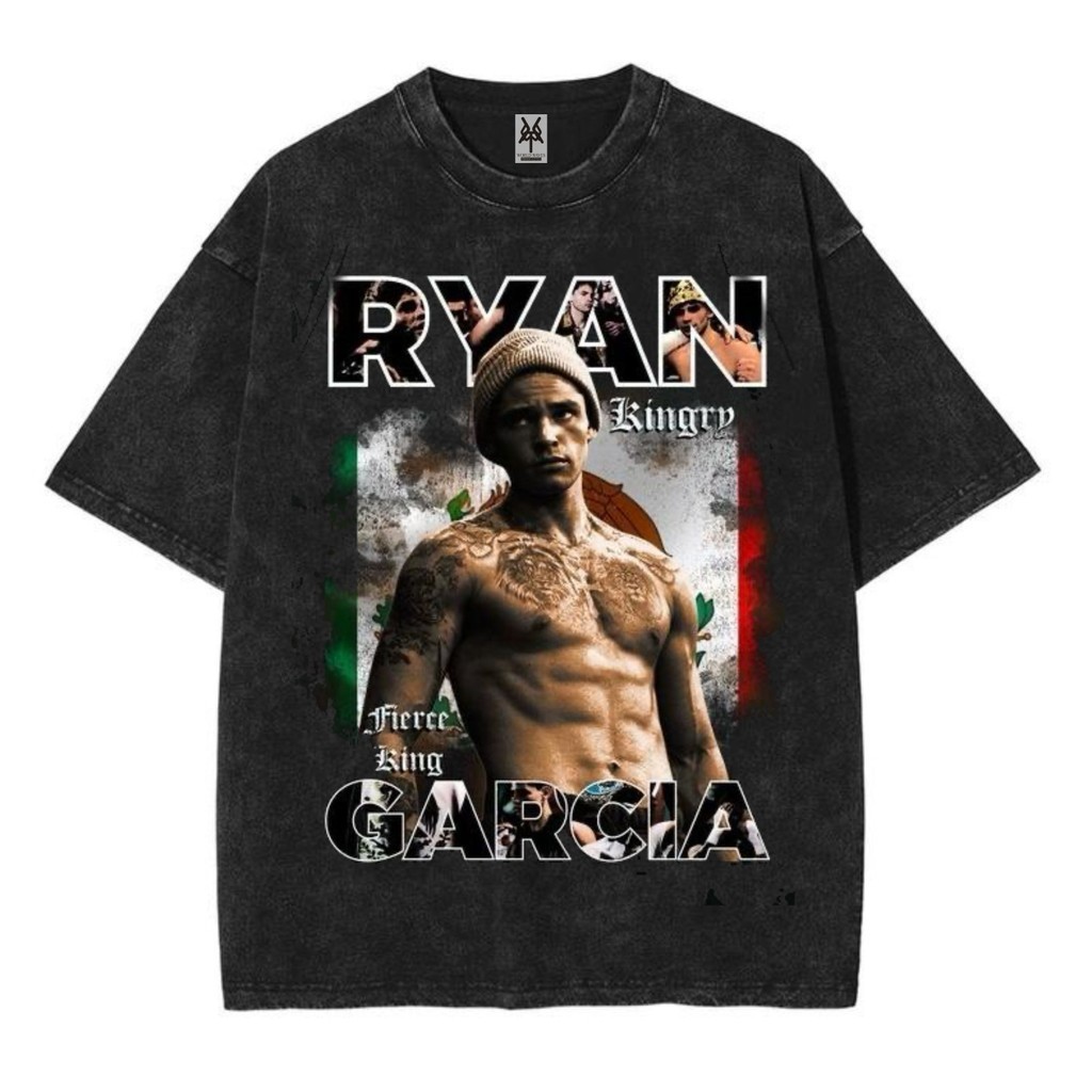 Kaos oversize ryan garcia king of kings washed washing vintage tee