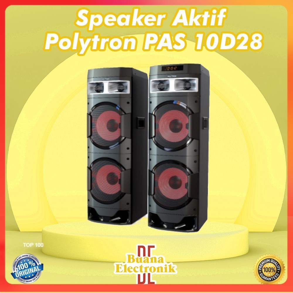 SPEAKER AKTIF POLYTRON PAS 10D28 ORIGINAL