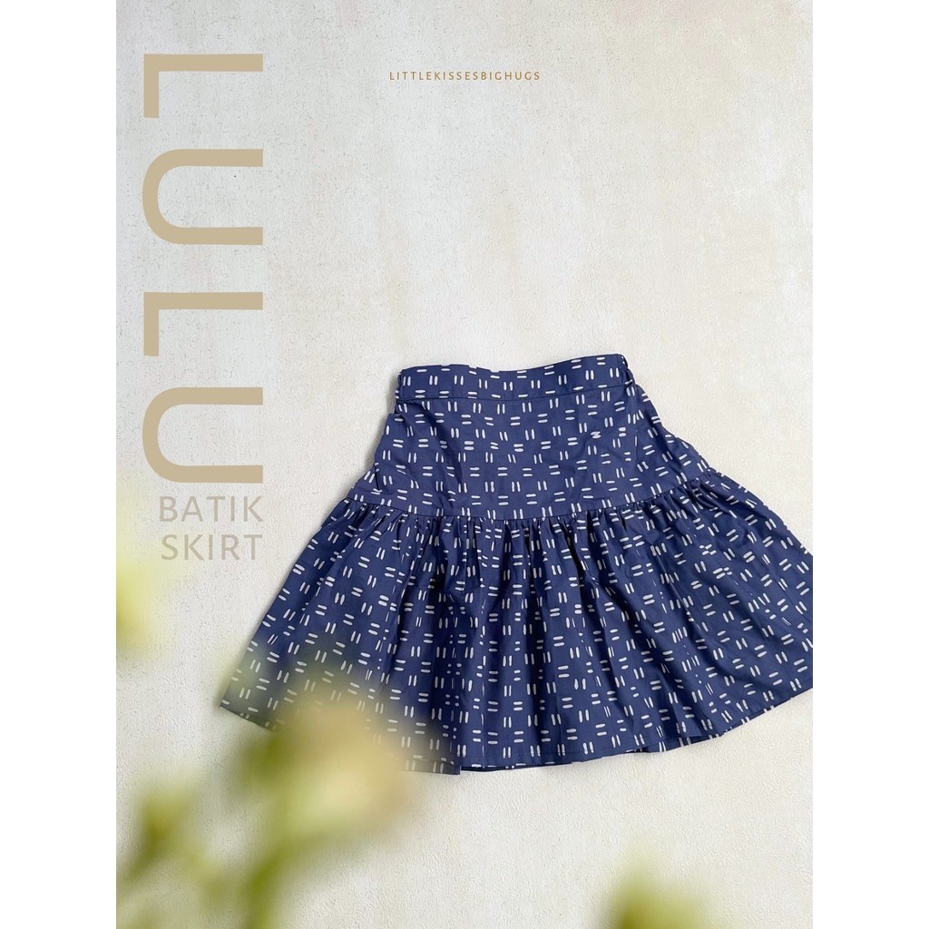 Littlekisses: Lulu Skirt Batik (Rok Batik anak 2-12 Tahun)