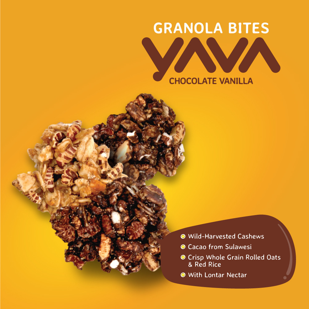 

Yava Granola Bites - Chocolate Vanilla 125gr - East Bali Cashew