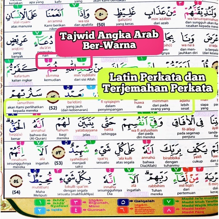 Terlaris ✨ -alquran jumbo lansia a3 An nur Super Besar Alquran Terjemah Perkata